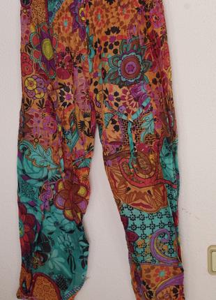 Женские штаны шаровары с карманами 95 см . Индия