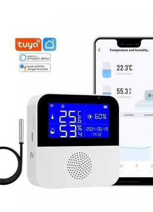 Wi-Fi датчик температуры и влажности Smart Life / Tuya Smart c...