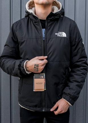Чоловіча куртка the north face двохстороння