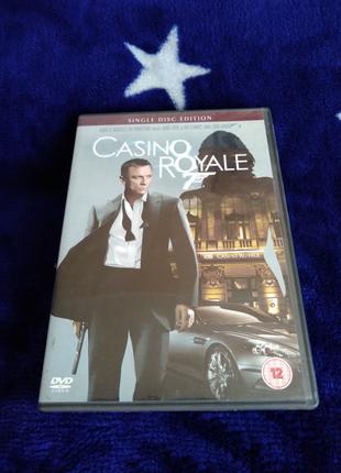 DVD диск з фільмом Casino Royale 007 (англійська мова)