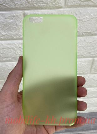 Чехол пластиковый iPhone 6 Plus, iphone 6s Plus салатовый