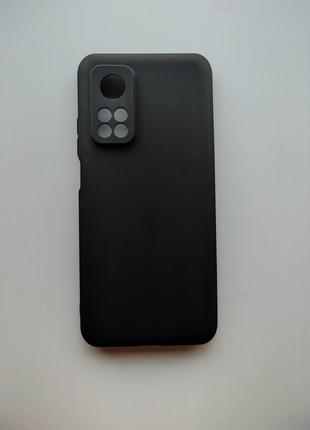 Силиконовый чехол Xiaomi Mi 10T / 10T Pro матовый Черный