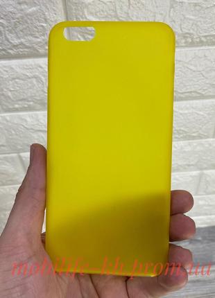 Чехол пластиковый iPhone 6 Plus, iphone 6s Plus желтый