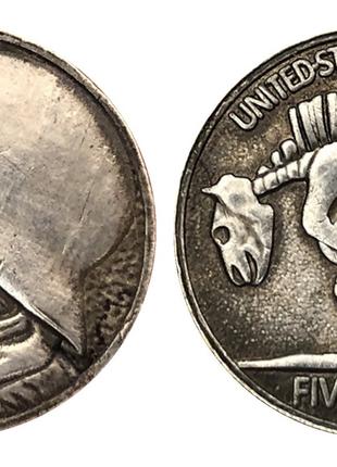 Сувенирная серебряная долларовая монета Моргана Солдат мертвецов