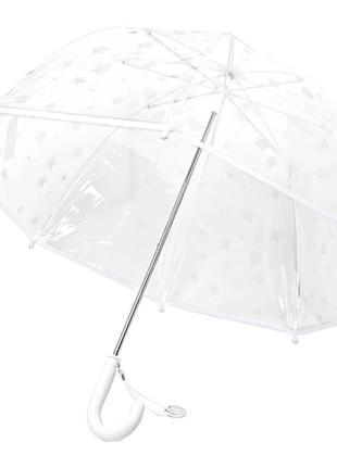 Детский прозрачный зонт RST 047A Звезды White 115шт