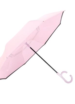 Зонт наоборот Up-Brella 1166 Pink 14шт
