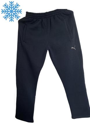 Теплые спортивные штаны флис турция 46,48,52,54 синий