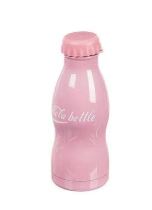 Термобутылка, термос нержавейка Cola Bottle 260мл Розовая