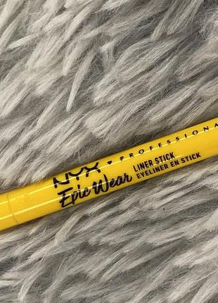 Nyx карандаш для глаз желтый