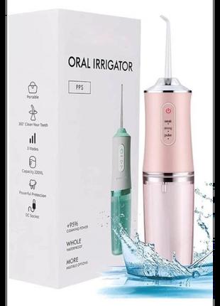 Ирригатор портативный электрический Oral Irrigator S3J2 для зу...