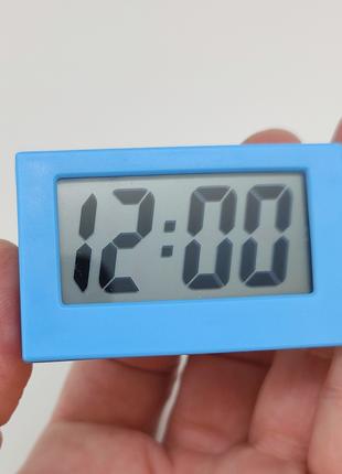Годинник настільний електронний міні (сині) арт. 04075