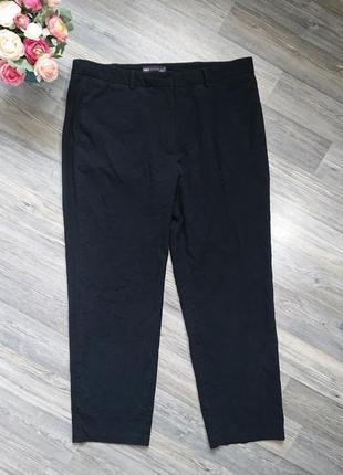 Черные женские брюки штаны большой размер батал 52/54