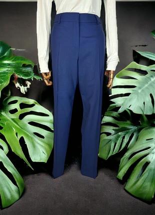 Темно-синие шерстяные брюки papul smith