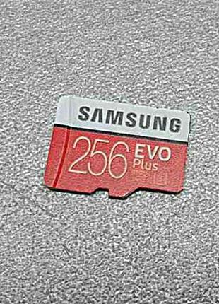 Карта флеш пам'яті Б/У Samsung EVO Plus microSDXC 256GB UHS-I ...