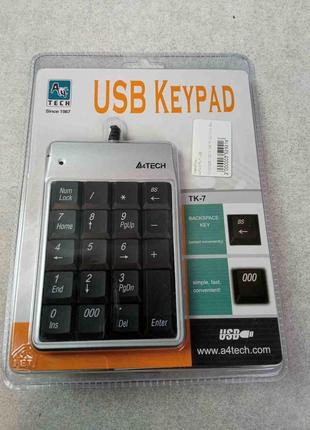 Клавіатура комп'ютерна Б/У A4Tech TK-7 USB