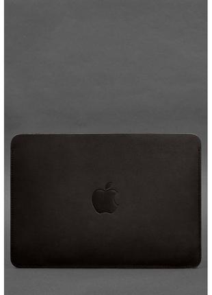 Кожаный чехол для MacBook Air 15-inch (2023) Темно-коричневый GG