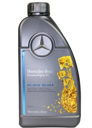 Синтетическое моторное масло MERCEDES 5W40 Engine Oil (229.5) 1л