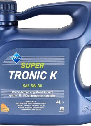 Синтетическое моторное масло ARAL 5W30 Super Tronic K (4л)