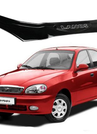 Дефлектор капота мухобойка на Daewoo Lanos 1997-2017, Chevrole...