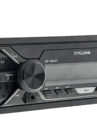 Автомагнитола в машину с Bluetooth Cyclone MP-1084R BT красная...