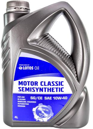 Полусинтетическое моторное масло LOTOS 10w40 MOTOR CLASSIC Sem...
