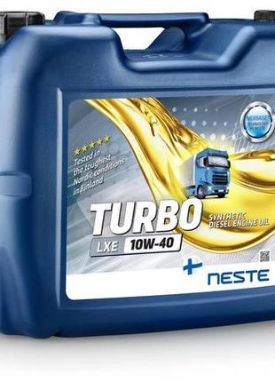 Полусинтетическое моторное масло Neste 10W40 Turbo LXE (CI-4, ...