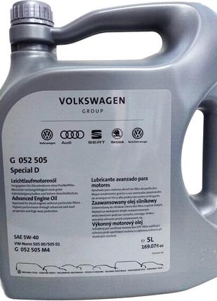 Синтетическое моторное масло VAG 5W40 Special Diesel (5л) Volk...