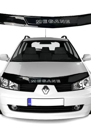 Дефлектор капота мухобойка на Renault Megane II хетчбек / унив...