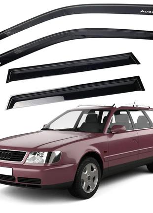 Дефлекторы окон, ветровики Audi 100, А-6 (С4) универсал 1990-1...