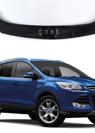 Дефлектор капота мухобойка на Ford Kuga 2012-2016 Restar / VIP