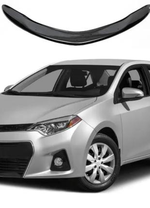 Дефлектор капота мухобойка на Toyota Corolla 2013-2019 (Тойота...