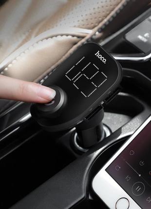 Автомобильный FM-трансмиттер c Bluetooth модулятор HOCO “E45” ...