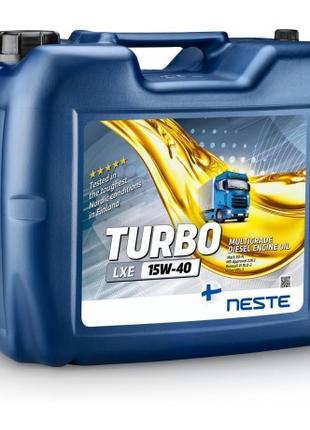Минеральное дизельное моторное масло Neste 15W40 Turbo LXE (CI...