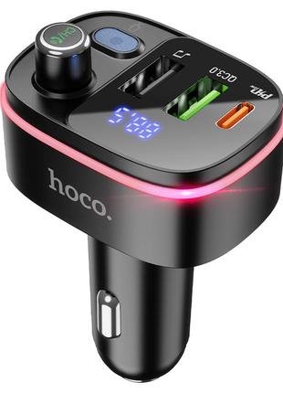 Автомобильный FM-трансмиттер c Bluetooth модулятор HOCO “E62” ...