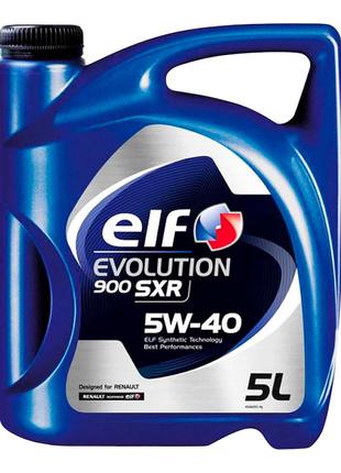 Синтетическое моторное масло ELF 5w40 Evol 900 SXR (5л)
