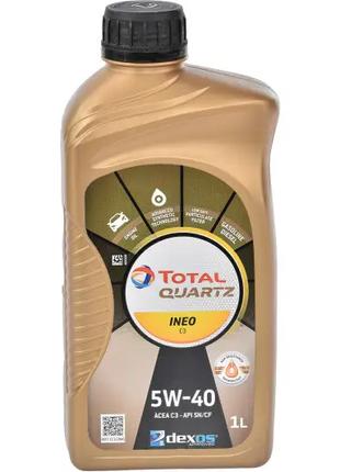 Синтетическое моторное масло TOTAL 5w40 Quartz INEO CF/SN, С3 ...