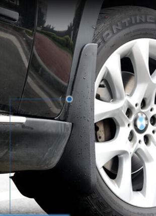 Брызговики для авто комплект 4 шт BMW X5 (Е70) с порогами 2007...