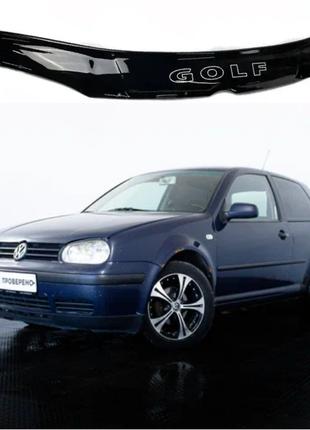 Дефлектор капота мухобойка на Volkswagen Golf IV хетч/унив 199...