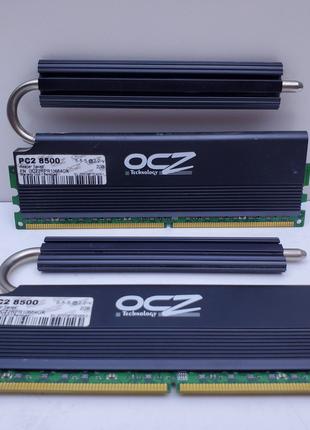 Оперативная память DDR2 4Gb OZC Kit (2x2Gb) PC2-8500
