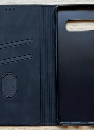 Чехол - книжка (флип чехол) для Samsung Galaxy S10 Plus чёрный...