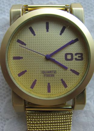 Наручні годинники "Золото" фіолетові