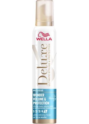 Мусс для волос Wella Deluxe Невероятный объем и защита 200 мл ...