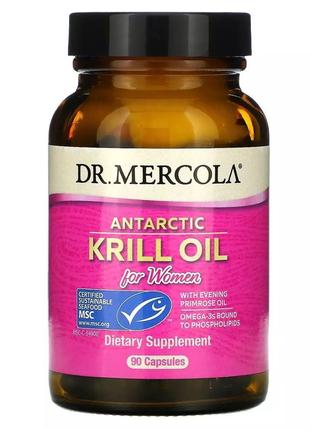 Жирные кислоты Dr. Mercola Antarctic Krill Oil for Women, 90 к...