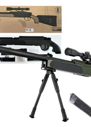 Снайперська гвинтівка CYMA ZM51 з кульками, дитяча зброя, приц...