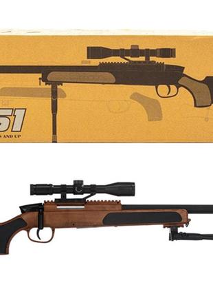 Снайперська гвинтівка CYMA ZM51 з кульками, дитяча зброя, приц...