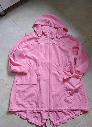 Вітрівка курточка рожева батал