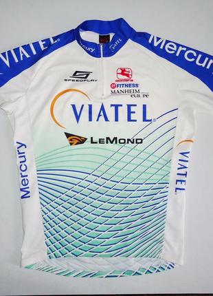 Велофутболка веломайка giordana shimano lemond viatel italy (xl)