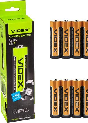 Батарейка VIDEX LR6/AA 2pcs SHRINK CARD
