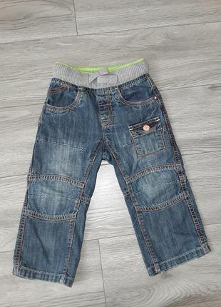Джинсы next, яркие фирменные джинсы на 92см, 1,5 - 2 года