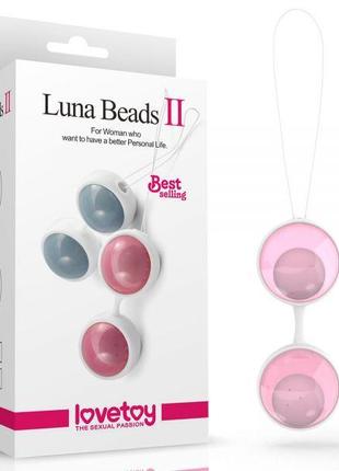 Вагинальные шарики розовые Luna Beads 2 18+